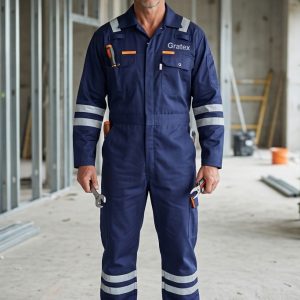 FR Work Wear Coverall With Reflective Tape