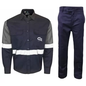 Work Wear Pant & Shirt With Reflector