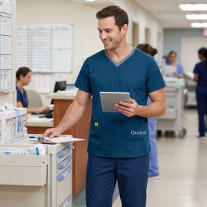 Scrub Medical Top