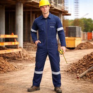 Work Wear Coverall With Reflective Tape