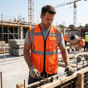 Hi-Visible Reflective Safety Vest