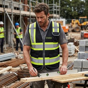 Hi-Visible Safety Vest Double Color Reflector Tape