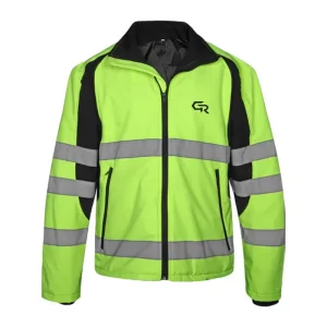 Winter Hi-Viz Safety Jacket With Polyster Lining