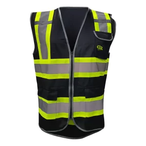 Hi-Visible Safety Vest Double Color Reflector Tape