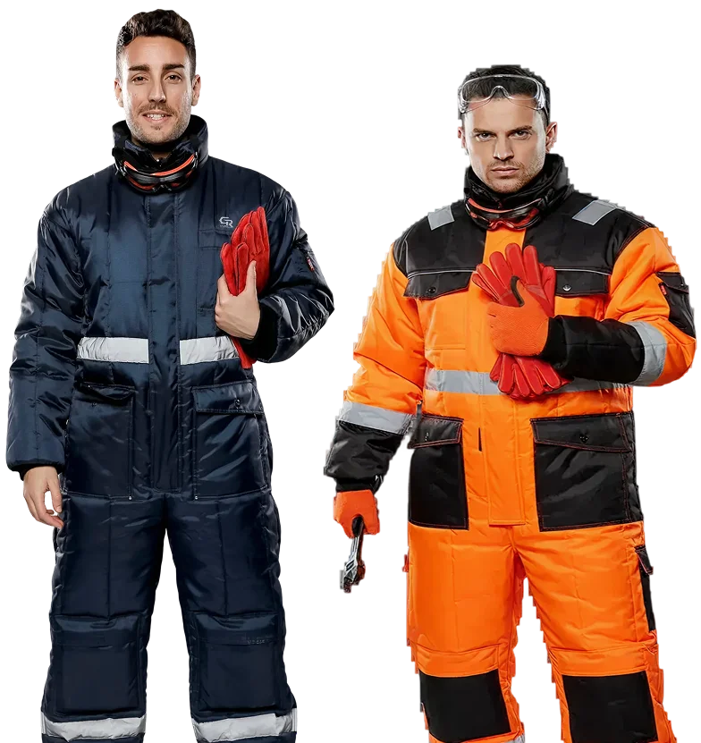 Industrial flame-resistant protective clothing for hazardous work environments
