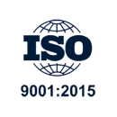ISO 9001:2015 quality management standard logo